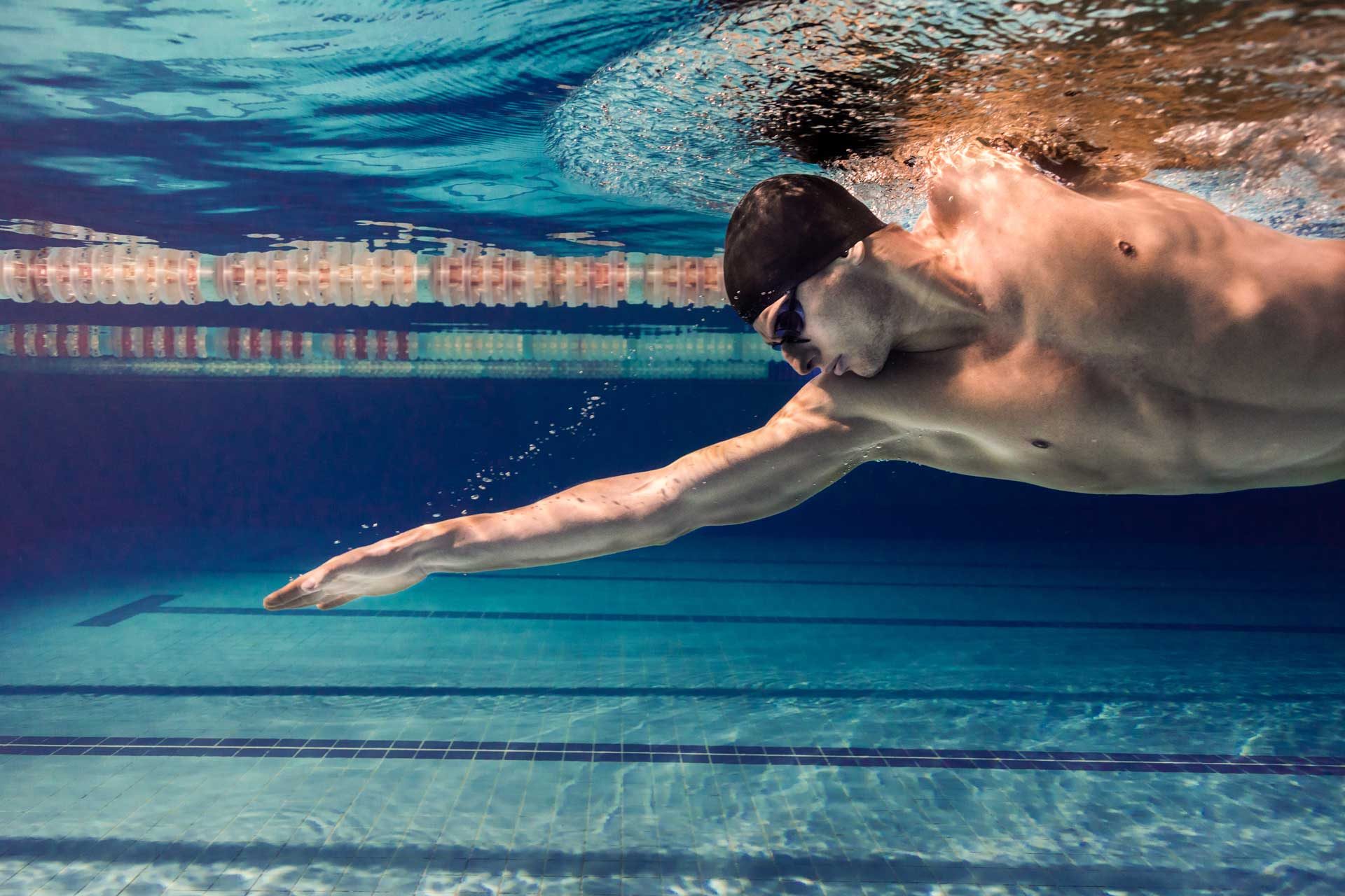 Swimming earplugs designed to keep water out while protecting hearing during swimming activities